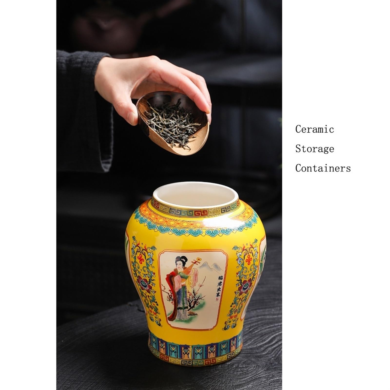Amazon.com: ZXHFSH Ginger jar vase,Decorative jar, 7.9inch Ginger